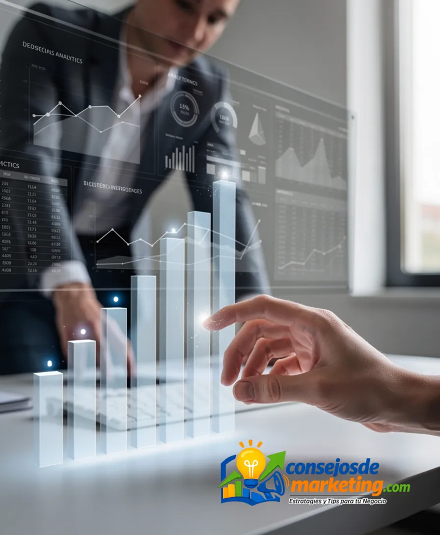 a hand placing data points onto a divided, ascending bar chart.