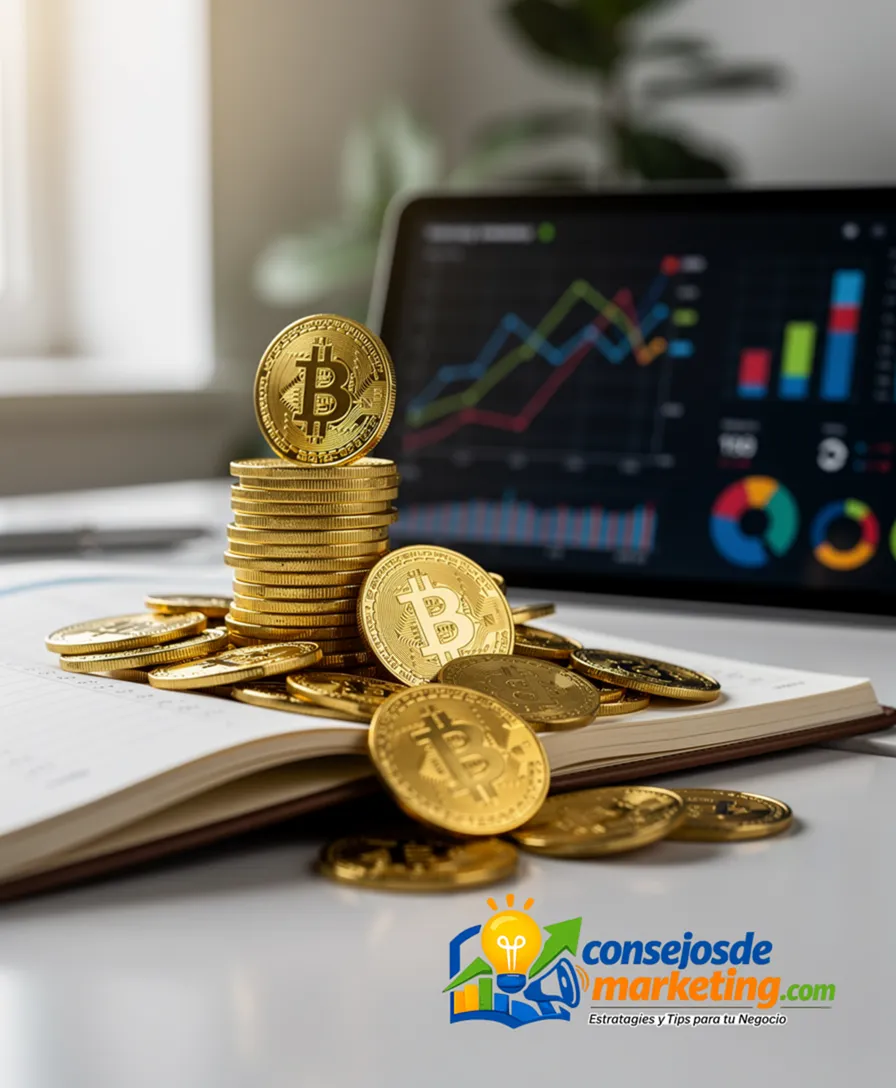 historic gold coins spilling into a modern personal finance ledger.
